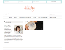 Tablet Screenshot of laurabraydesigns.com